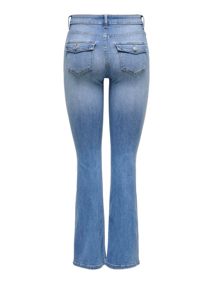 Onlblush Mw Back Pock Fla Tai222 Dnmnoos Blå