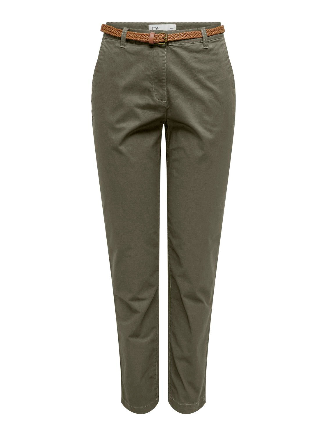 Jdychicago Mw Belt Chino Pants Wvn Noos Grønn