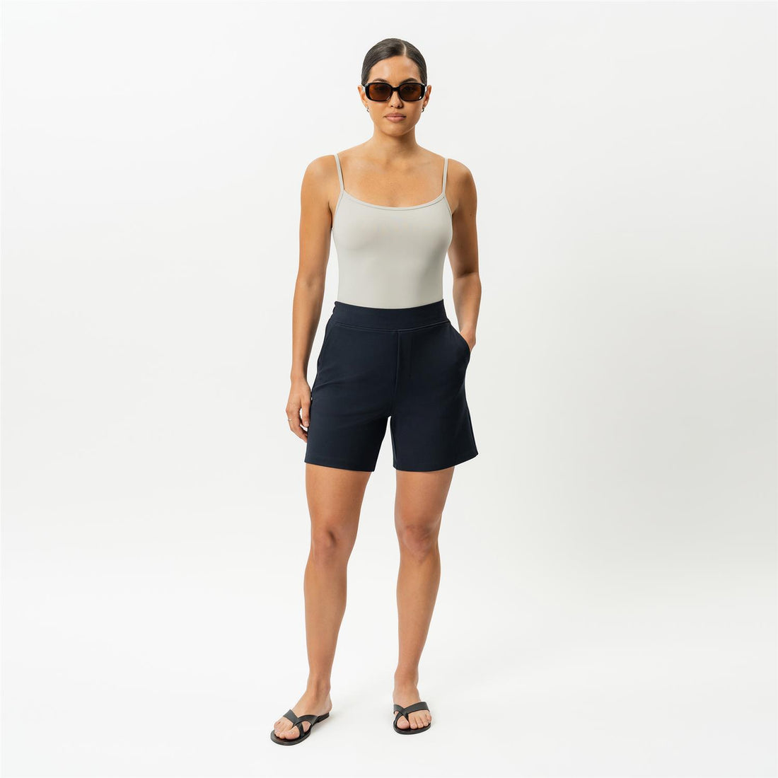 Light Ponte Shorts Marine