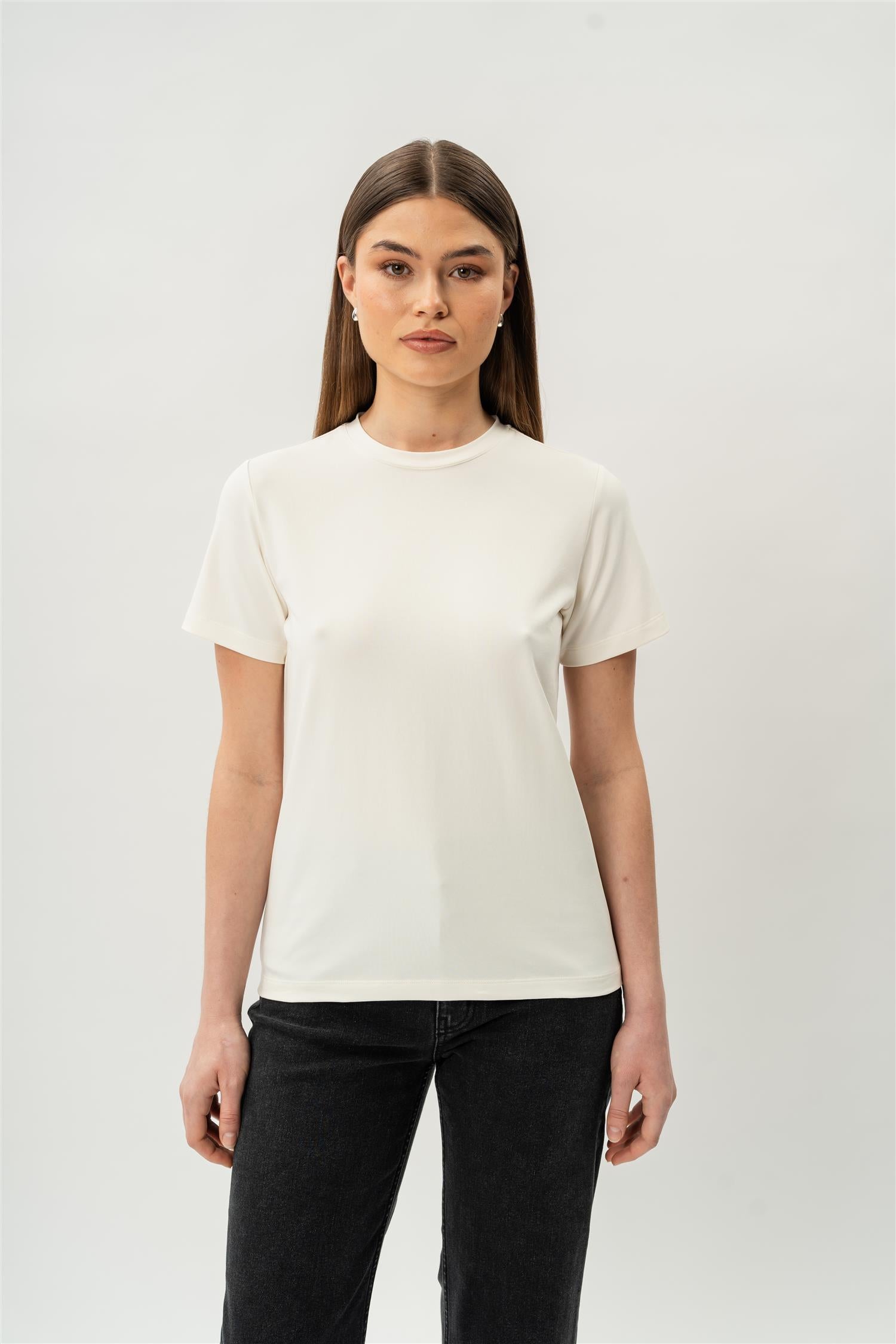 Fitted Pima T-shirt Off-White