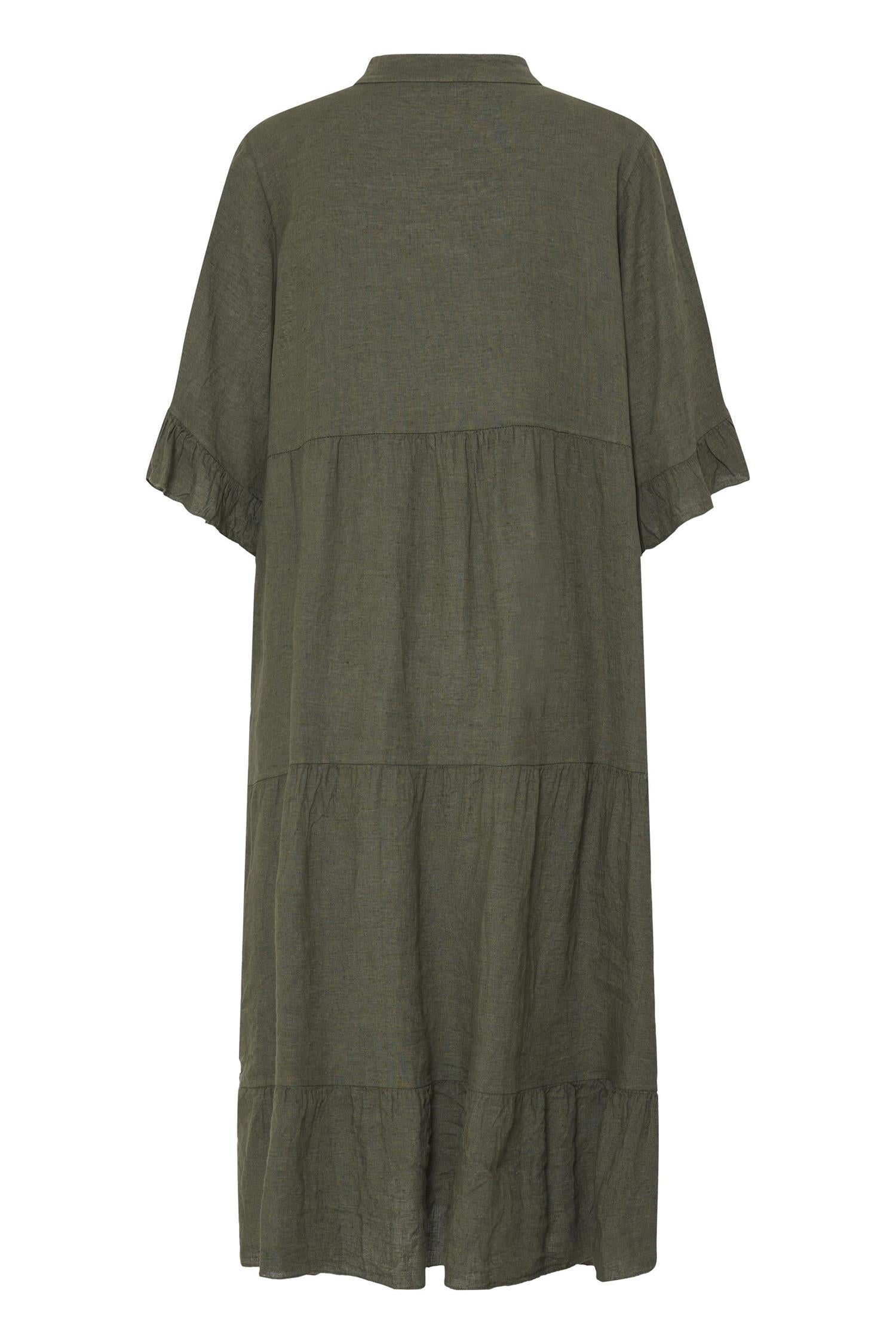 Sbfontanelle Long Dress Grønn