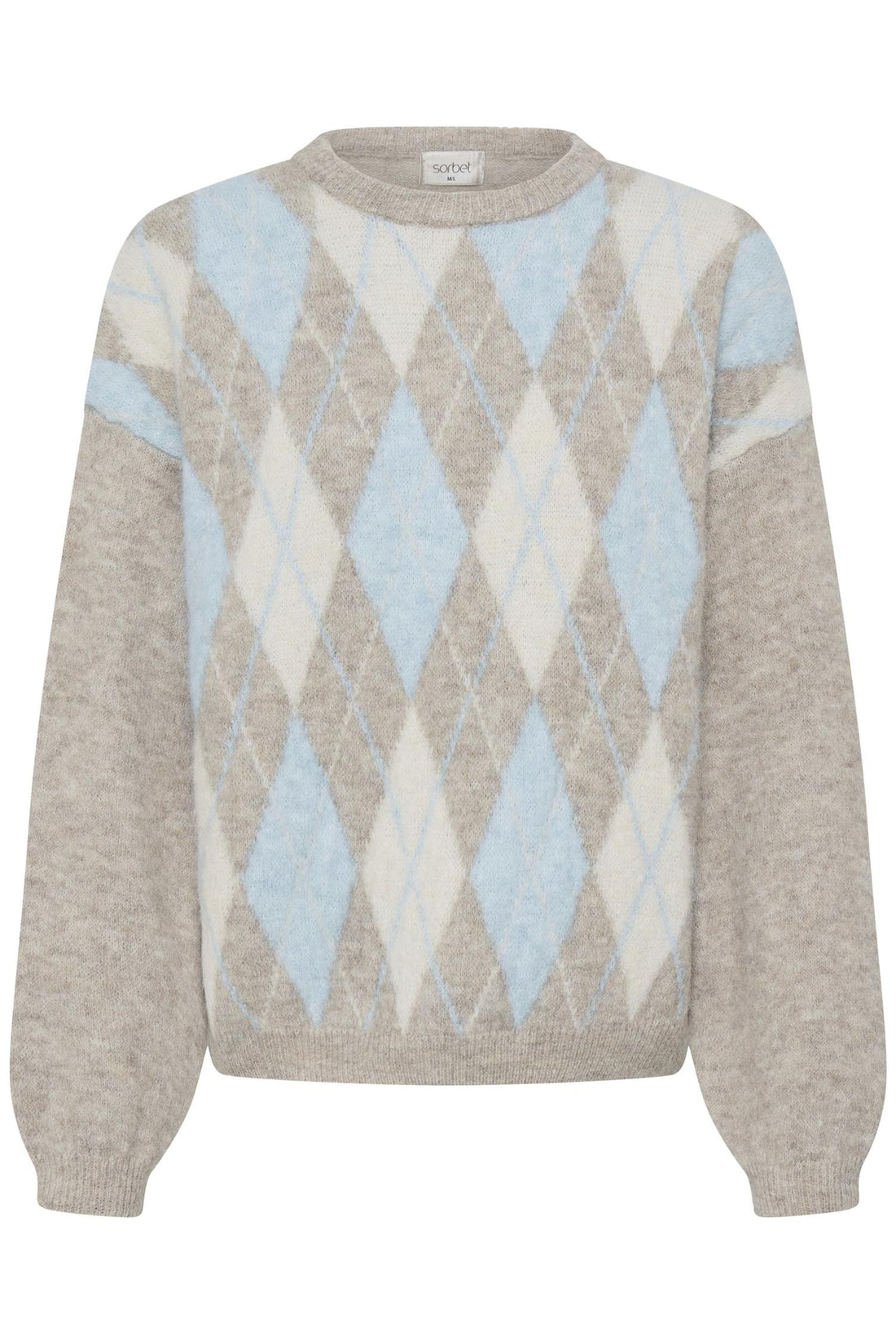 Sbargyle R Knit Blouse Blå