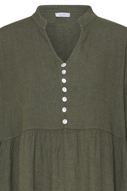 Sbfontanelle Long Dress Grønn