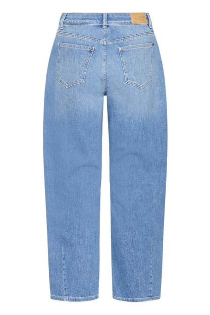 Pzanni Hw Jeans Barrel Leg Blå