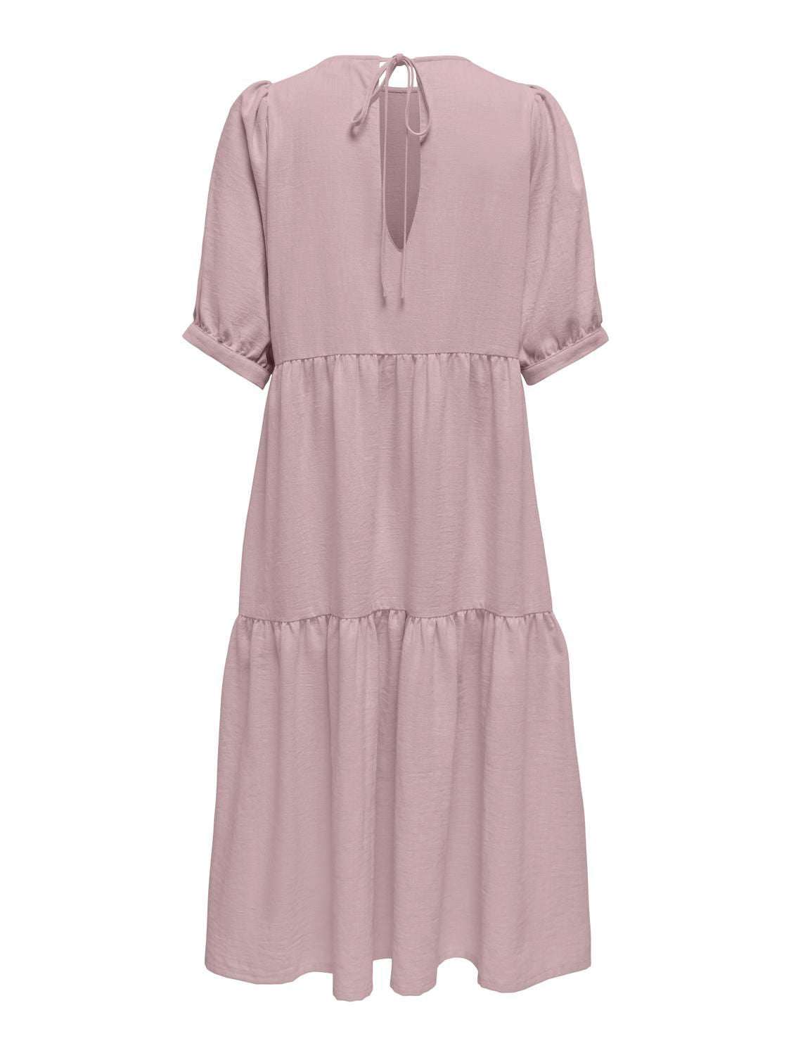 Onlemmia 2/4 Midi Dress Pnt Rosa