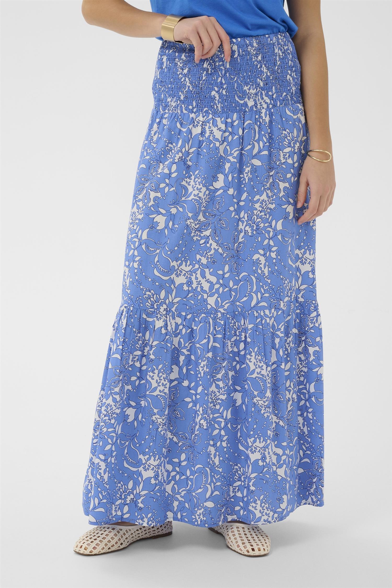Crtiah Skirt Blå