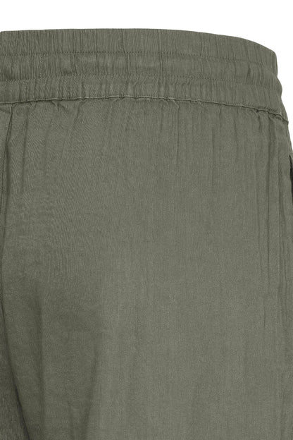 Pzluca Pant Full Length, Wide Grønn