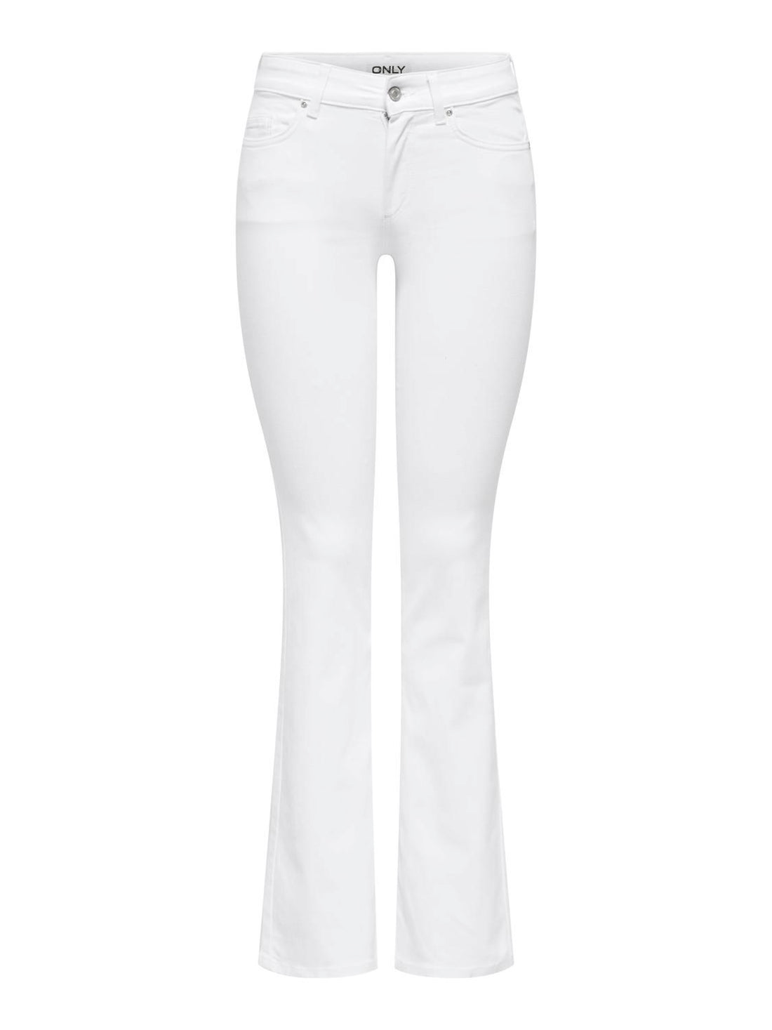 Onlblush Mw B-P Flared Sik730 Dnm Hvit