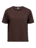 Objannie S/s T-Shirt Noos Brun